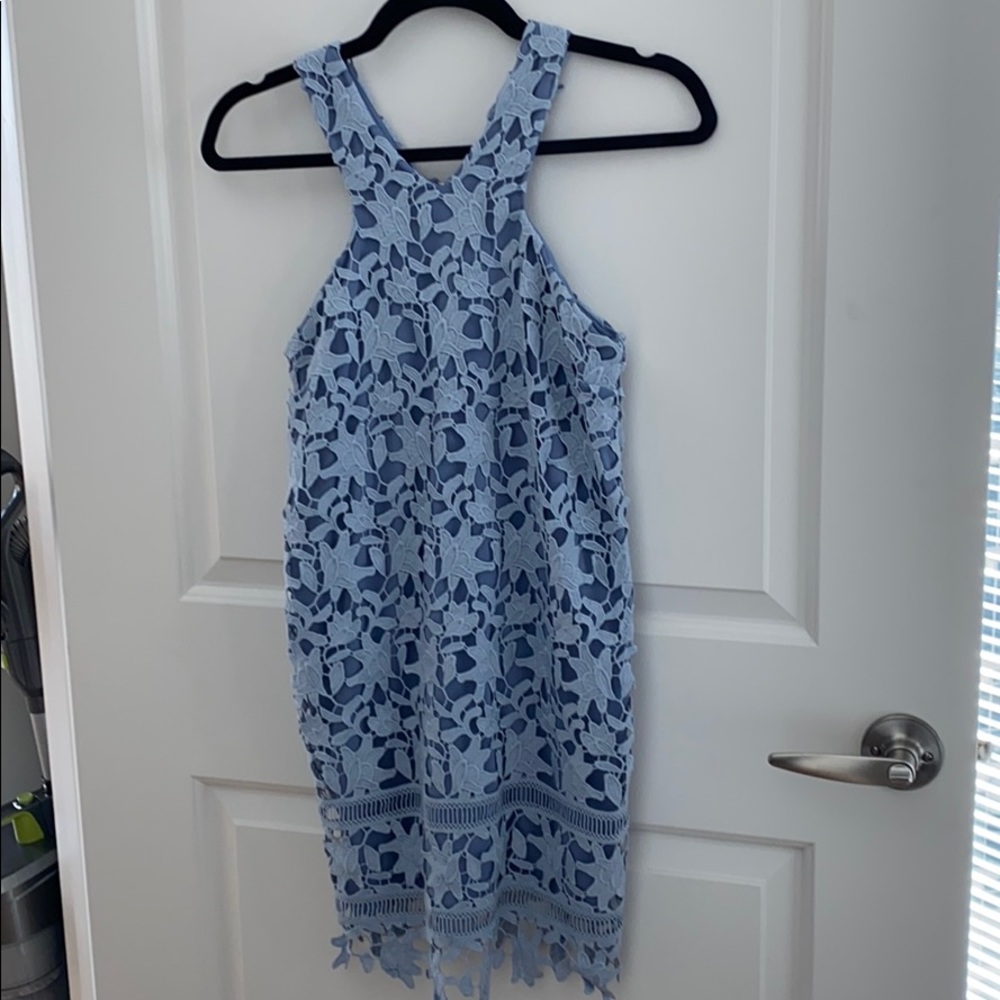 Blue Lace Dress